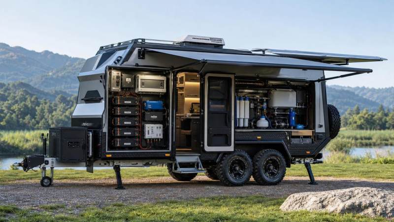 Camper Trailer Systems Cost Guide: Electrical, Plumbing, HVAC, and Add-On Options