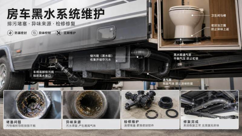 Vehicle Black Water System Problems: Common Causes, Odor Issues, and Fixes
