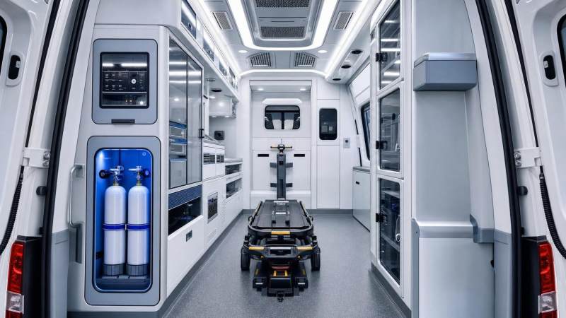 Ambulance Vehicle Conversion Requirements: Power, Oxygen, Infection Control, and Safety