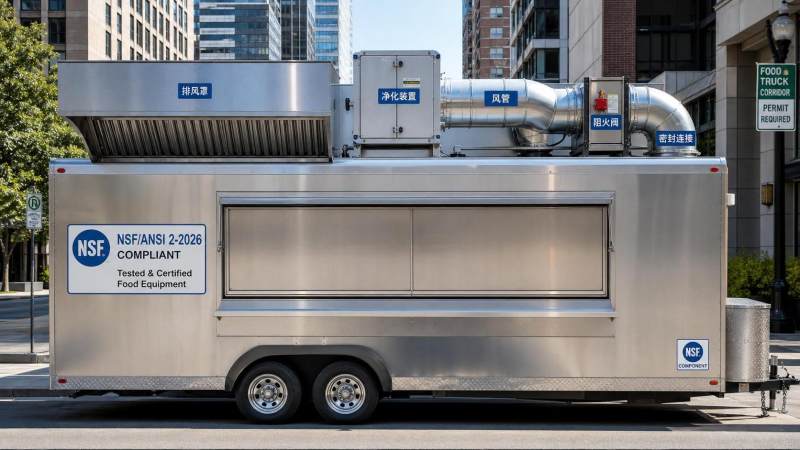 FDA Sets Q3 2026 NSF/ANSI 2-2026 Deadline for Mobile Kitchen Ventilation