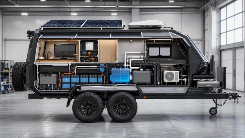 What Drives Camper Trailer Systems Cost? A Practical Breakdown by Power, Water, and HVAC