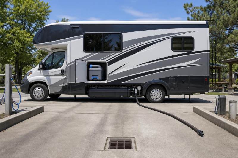 RV Sewage Systems: How to Choose Between Cassette, Black Tank, and Macerator Setups
