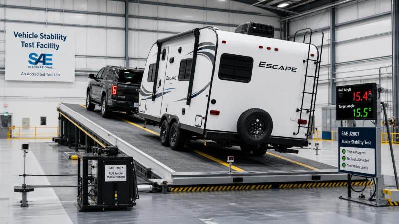 DOT Makes RV Trailer Roll Stability Test Mandatory