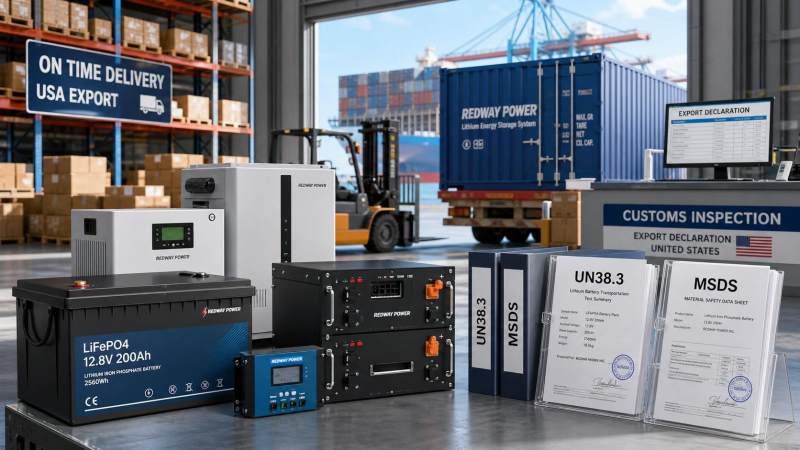 US Customs Tightens RV LiFePO4 Export Filings