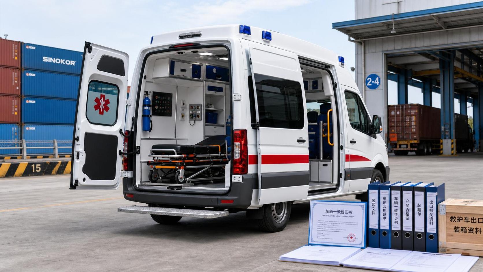 Ambulance Export Checklist: Certifications, Vehicle Specs, and Shipping Documents