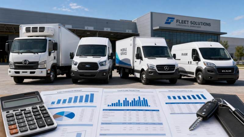 Mobile Business Planning for Multi-Vehicle Expansion: Budgeting, Utilization, and Cash Flow Priorities