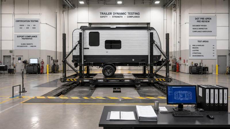 DOT Opens Early Review for 2026 RV Anti-Rollover Test
