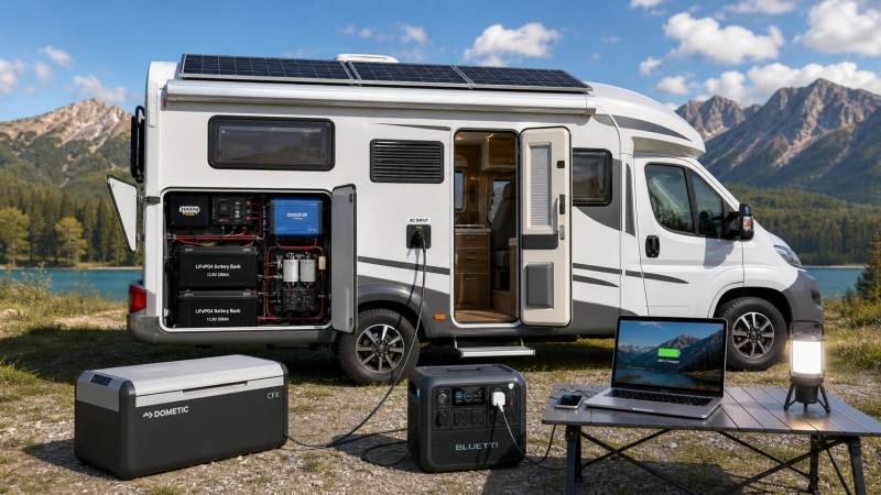 How to Choose a LiFePO4 Battery for Camper Use: Capacity, Charging, and Off-Grid Needs