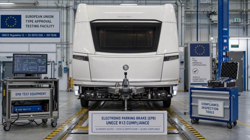 EU ECE R153 Rule Adds EPB Requirement for Towable RVs