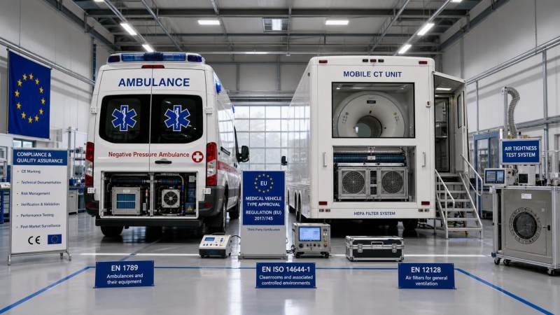 EU ECE R123 Revision Takes Effect on Aug. 15, Requiring Third-Party Type Approval for HEPA Systems in Negative-Pressure Ambulances and Mobile CT Units