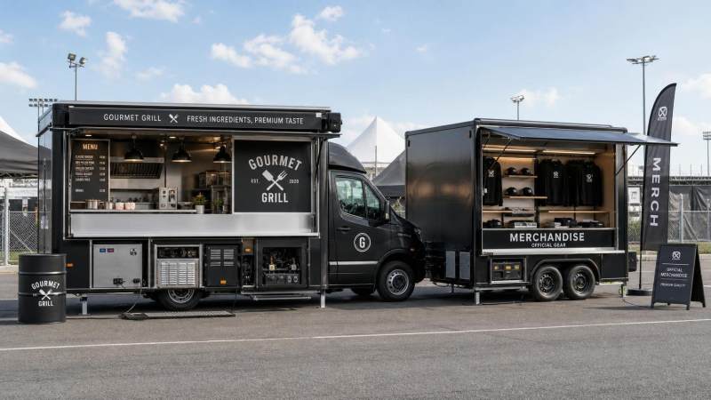 How to Choose Food Truck and Mobile Commerce Vehicles for Events?