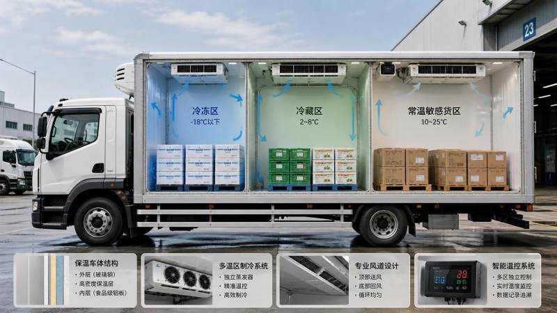 How to Select Multi-Temperature Transport Refrigeration for Mixed Cold Chain Loads