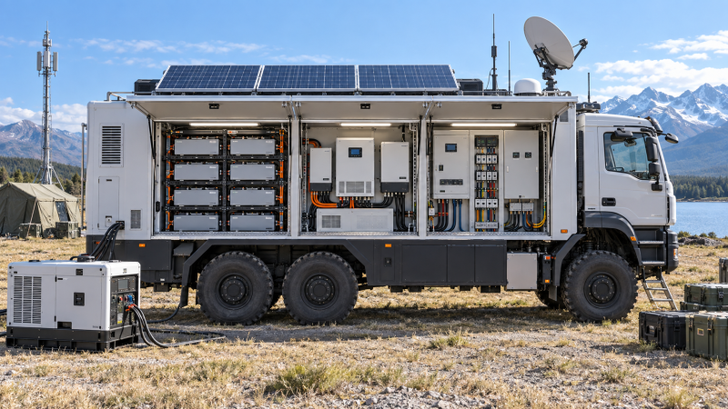 How to size mobile command center power solutions for long deployments
