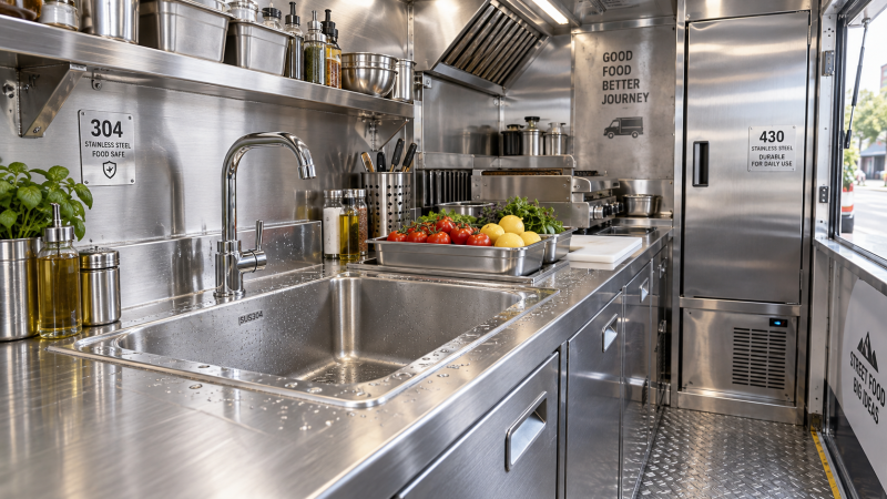 304 vs. 430 Stainless Steel: Which Is Right for Food Truck Equipment?