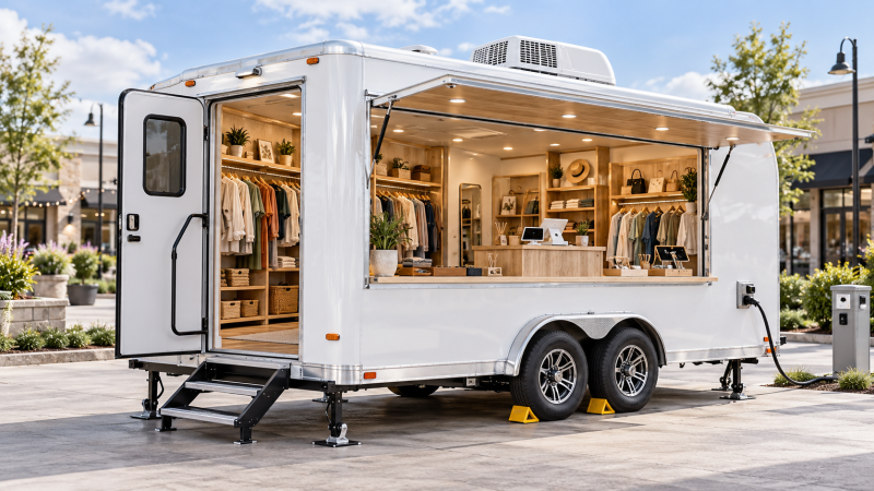 Buying a Mobile Retail Trailer in the USA: Layout, Towing, and Power Needs