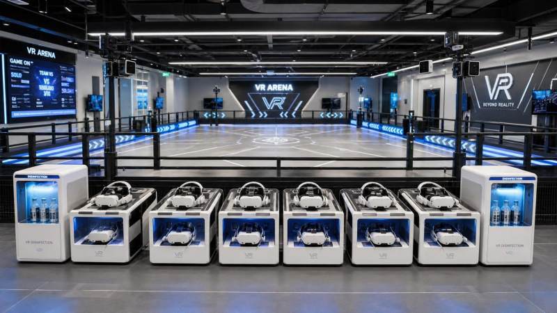 How to Evaluate a Motion Sickness-Free VR Arena for High-Traffic FECs