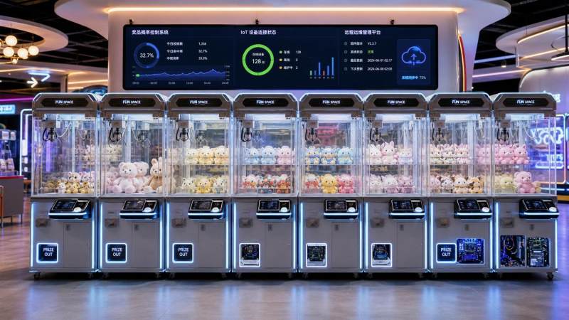Smart Claw Machine Software Problems: Fixing Prize Odds, IoT Sync, and Remote Updates