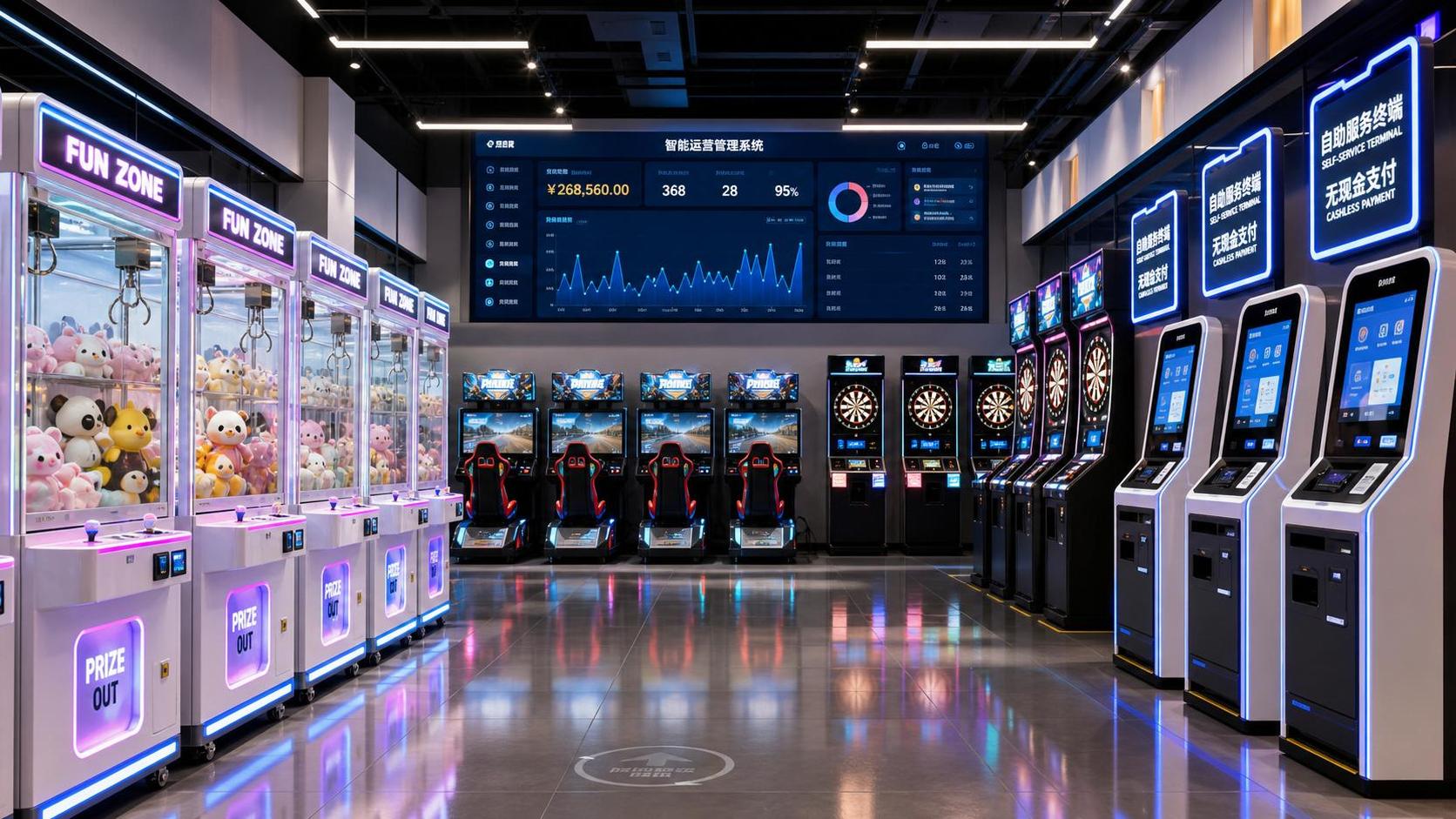 Smart IoT Arcade Control for Multi-Game Venues: Key Functions and Integration Tips