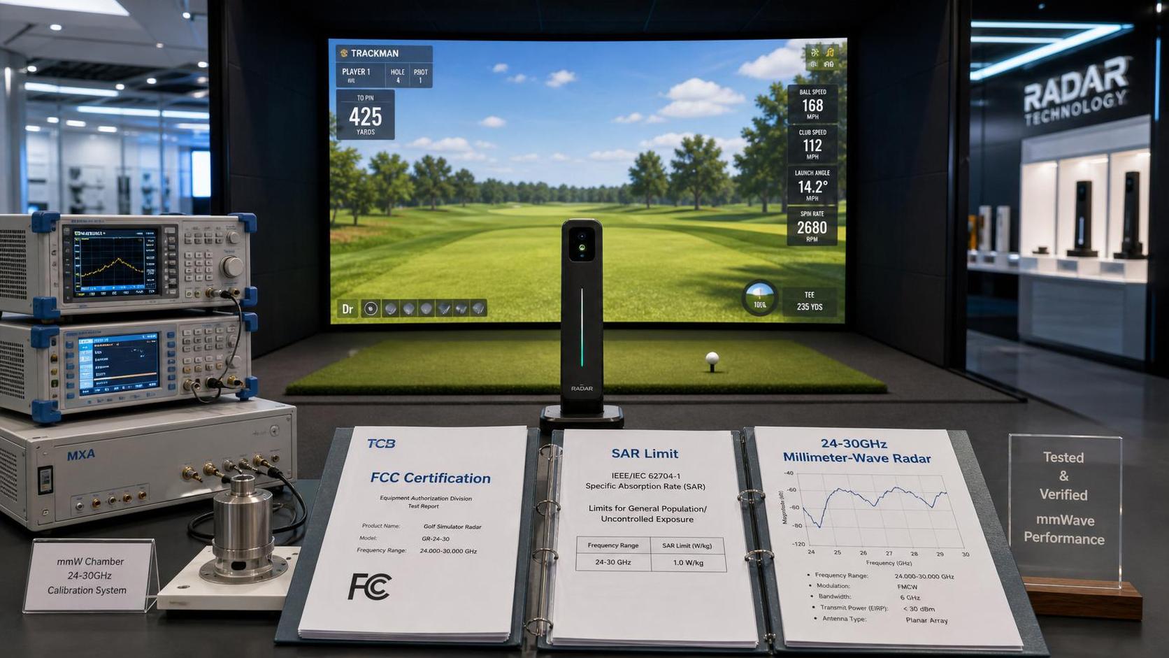 FCC Tightens SAR Limit for Indoor Golf Simulators