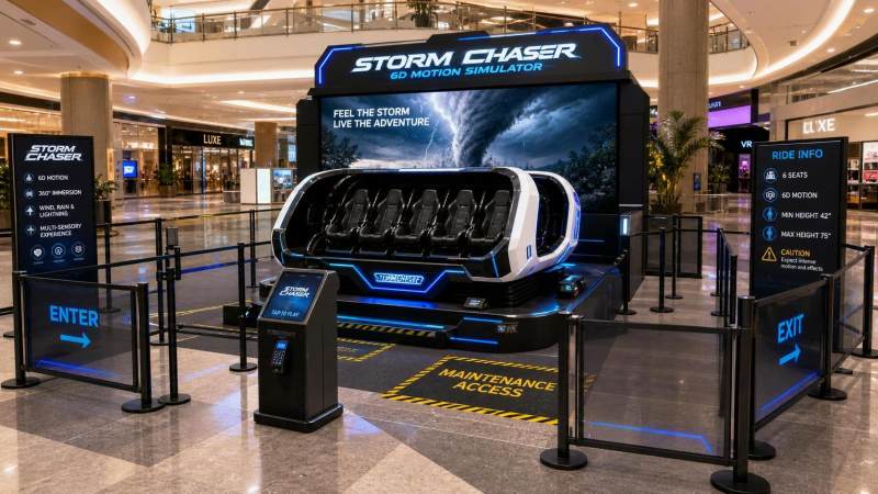 How to Choose a Motion Simulator for Malls: Footprint, Throughput, and ROI Factors