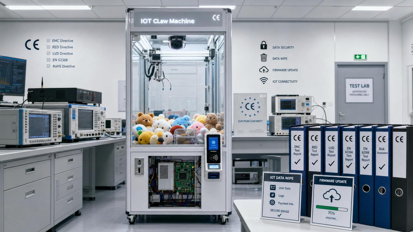 EU CE Rule Takes Effect for IoT Claw Machines