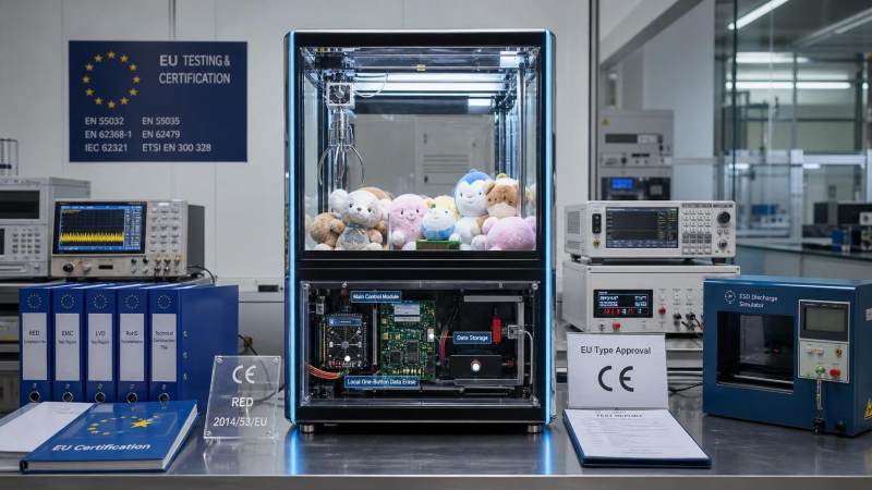 EU Rule Takes Effect for IoT Claw Machines