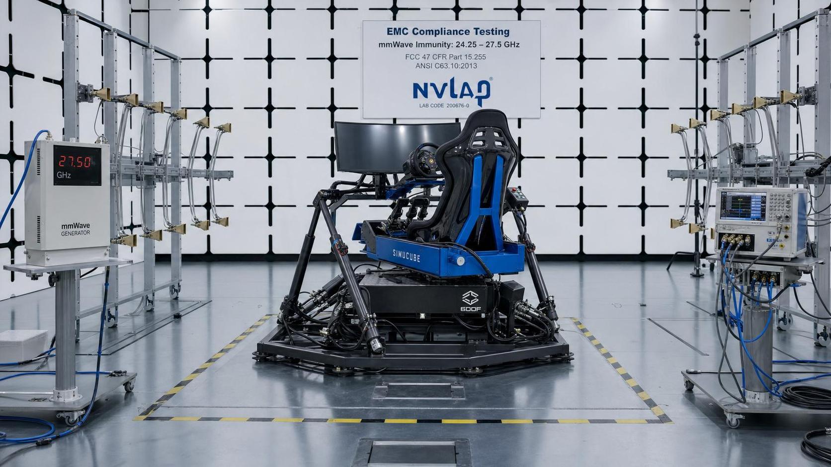 FCC Adds mmWave EMC Check for 6-DOF Racing Simulators