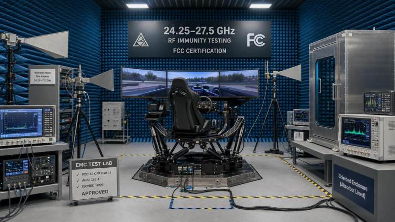 FCC Updates KDB 996369 v14 for 6-DOF Racing Simulators