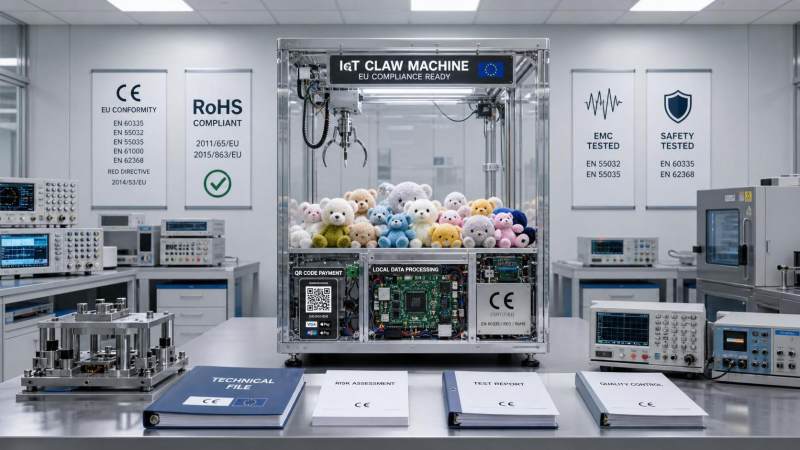 EU Rule Takes Effect for IoT Claw Machines on July 15