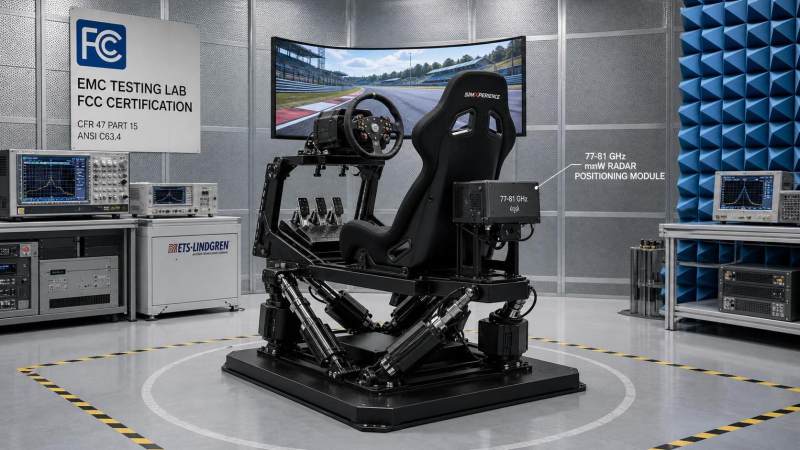 FCC KDB 996369 v14 Takes Effect for 6-DOF Racing Simulators