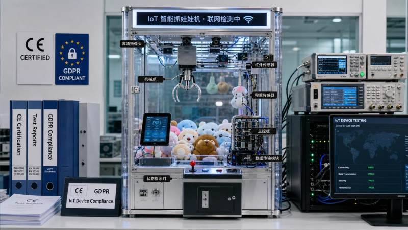 EU Makes GDPR Checks Mandatory for IoT Claw Machines
