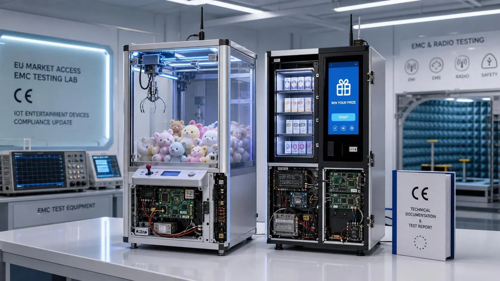 EU CE Rule Updates EMC Standard for IoT Amusement Devices