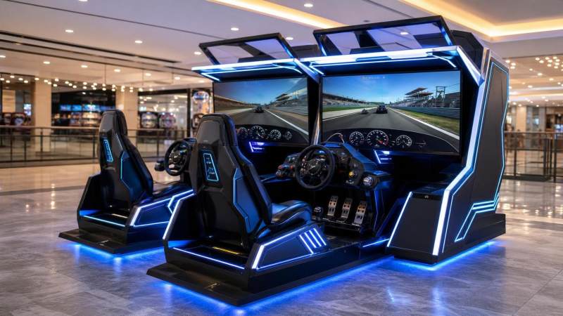 How to Choose an Arcade Racing Simulator for FECs, Malls, and Entertainment Venues