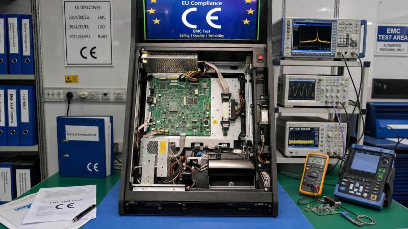 CE Compliance for Arcade Machine Motherboards: Key Tests, Documents, and Design Risks