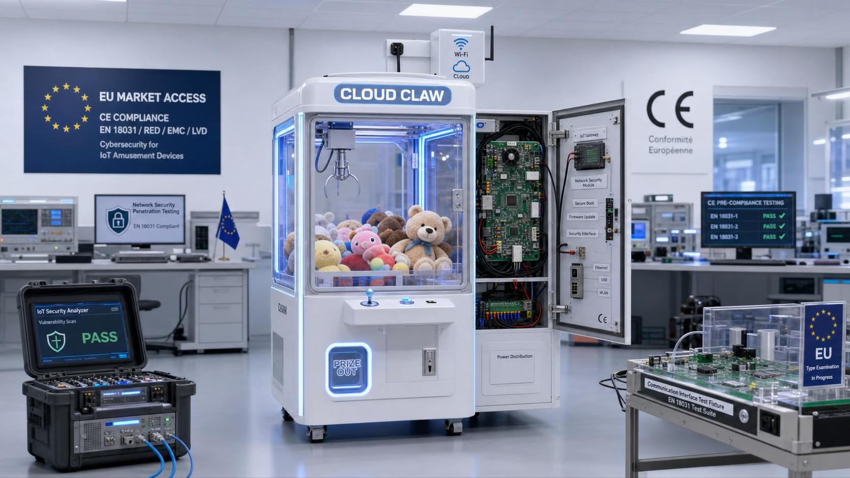 EU CE Rule Takes Effect for IoT Amusement Equipment