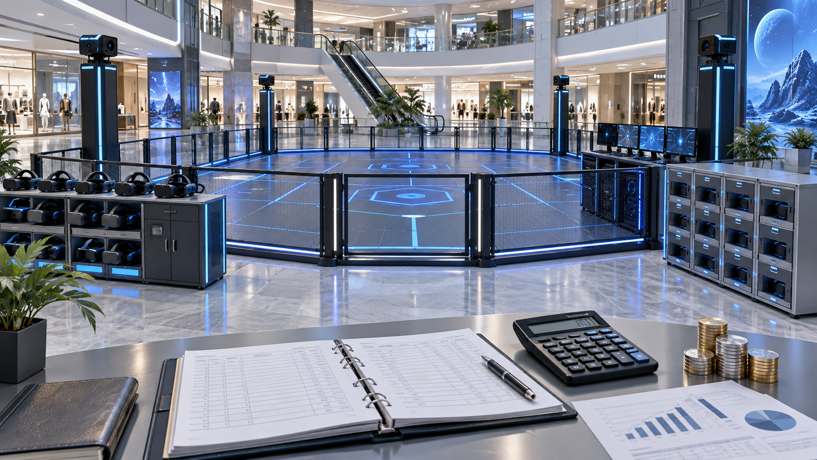 How to Calculate VR Amusement Venue ROI Before Investing in a Free-Roam Attraction