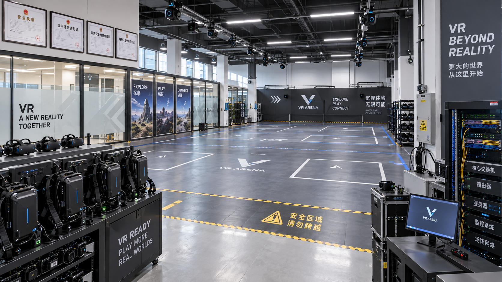 What does a Zero Latency license cost before opening a VR venue?