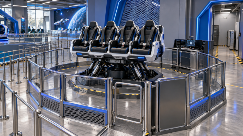 Choosing a Motion Simulator for an Entertainment Center: Space and Throughput
