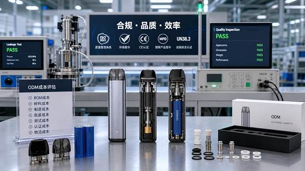 Vape ODM Pricing: What Drives Unit Cost and MOQ