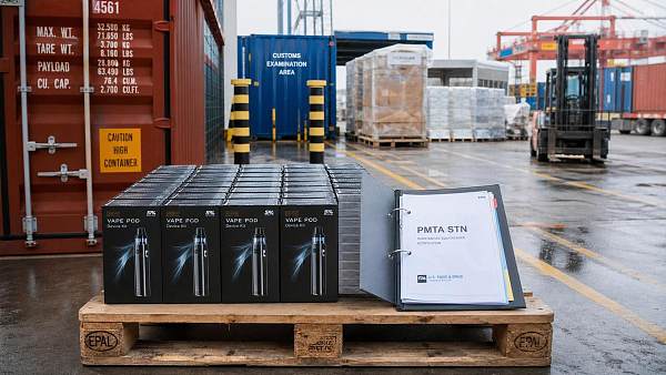 U.S. Customs Holds Vapes Without PMTA STN