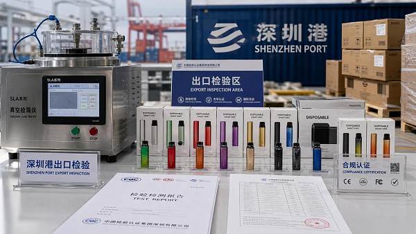 Shenzhen Port Adds Mandatory Vape Leak Test for Exports