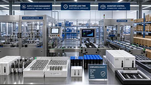 Vape Supply Chain Management: Reducing Lead Time Without Overstocks