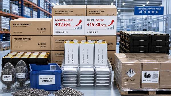 Battery Export Lead Times Reach 14 Weeks as Cobalt and Nickel Prices Jump 12%
