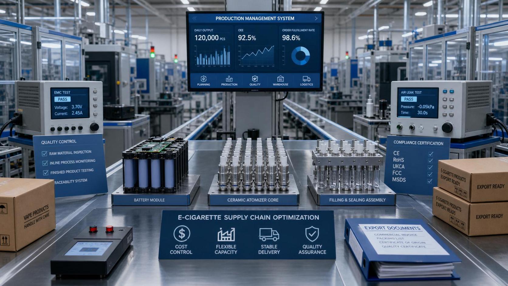Vaping Supply Chain Optimization Trends for 2026: Cost, Flexibility, and Capacity