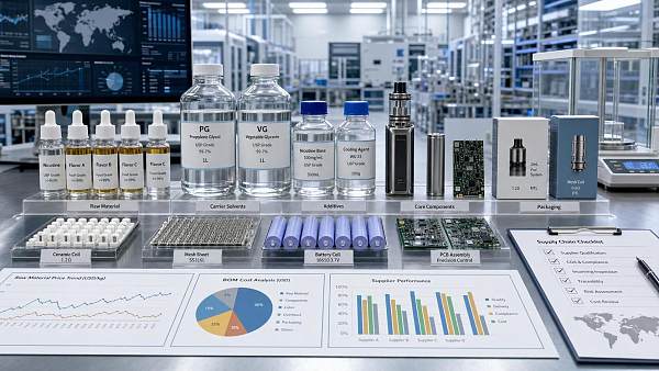 Vape Raw Materials Cost Breakdown: What Drives Price Swings in 2026