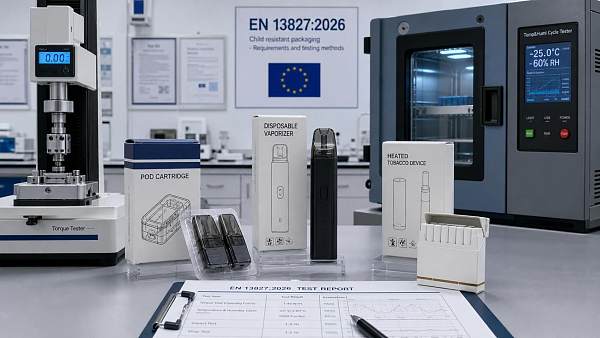 EU TPD Update Ties Child-Resistant Packs to EN13827:2026