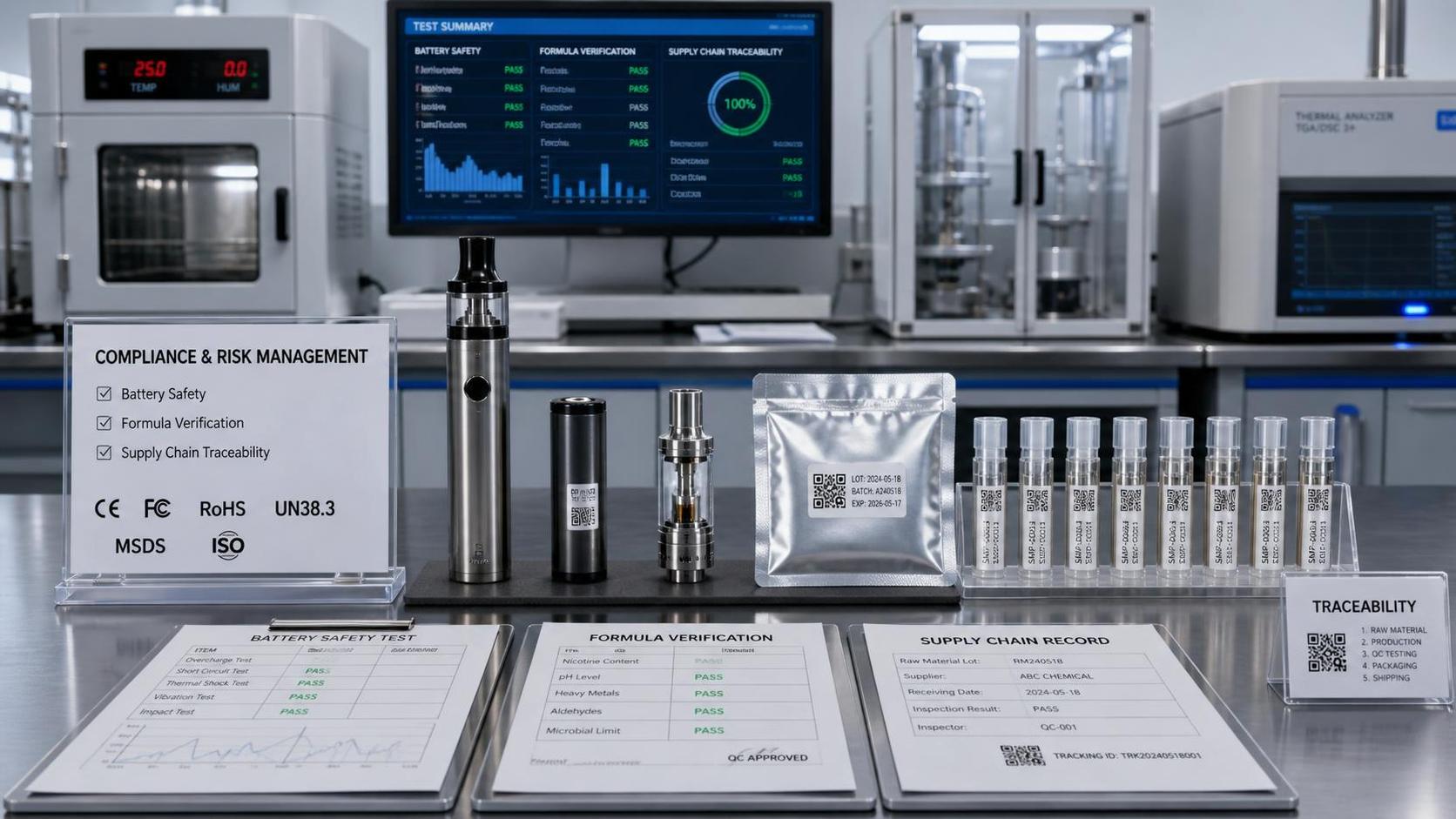 What drives Vape Risk Management cost in regulated product launches