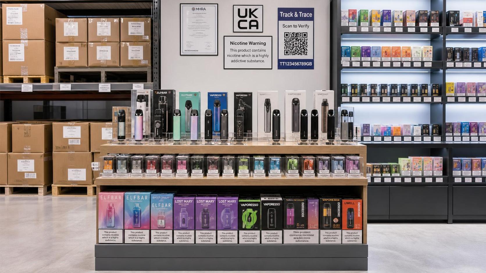 Which route to market best fits a UK vape market entry strategy?