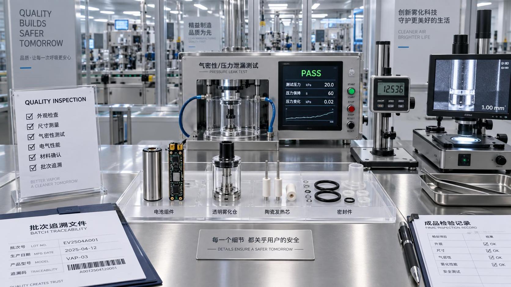 What should a vape risk management supplier audit verify?