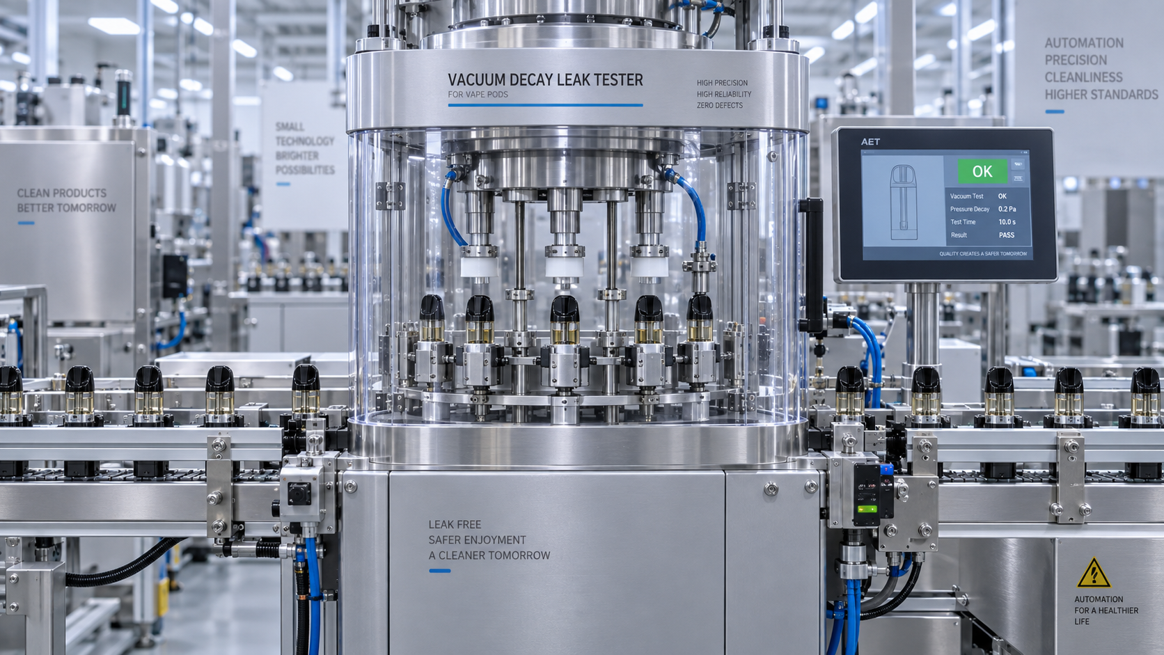 What Leak Detection System Is Best for Automated Vape Production Lines?